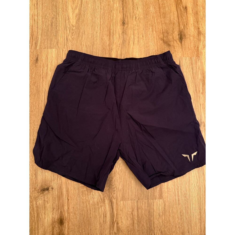 Squat Wolf Navy Blue Shorts with Compression Size Medium